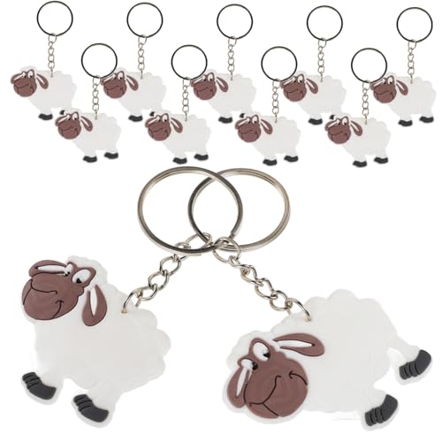 Gatuida 12 Stück Teiliges Schaf Schlüsselanhänger Niedliche Tieranhänger aus Stabilem Material Vielseitig für Schlüssel Taschen Rucksack Bunte Cartoon Schafe als und Party Mitgebsel Gatuida 12 Stück Teiliges Schaf Schlüsselanhänger Niedliche Tieranhänger aus Stabilem Material Vielseitig für Schlüssel Taschen Rucksack Bunte Cartoon Schafe als und Party Mitgebsel von Gatuida