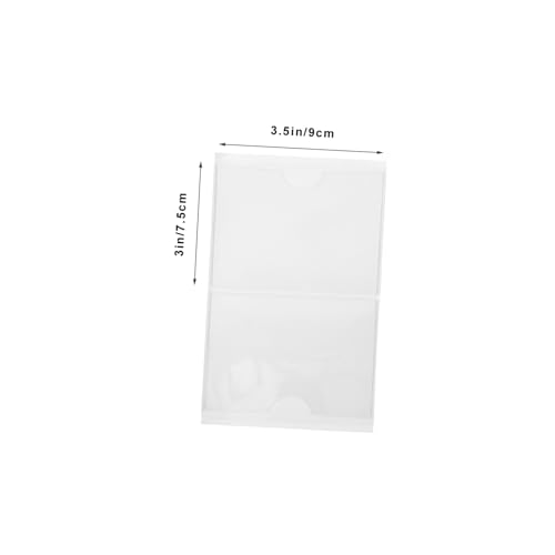 Gatuida 12 Stück Teiliges Transparentes Selbstklebendes Kartenhalter Selbsthaftende Etikettentaschen Schützende Aufbewahrung für Visitenkarten Fotos Beschriftung und Organisationszwecke Gatuida 12 Stück Teiliges Transparentes Selbstklebendes Kartenhalter Selbsthaftende Etikettentaschen Schützende Aufbewahrung für Visitenkarten Fotos Beschriftung und Organisationszwecke von Gatuida