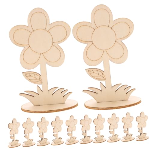 Gatuida 12 Stück Teiliges Unbemalte Holzblumen mit Stiel zum Bemalen Glatte Oberfläche DIY Bastelset für Kreative Blumenornamente Handliche Holzblüten für Erwachsene Gatuida 12 Stück Teiliges Unbemalte Holzblumen mit Stiel zum Bemalen Glatte Oberfläche DIY Bastelset für Kreative Blumenornamente Handliche Holzblüten für Erwachsene von Gatuida