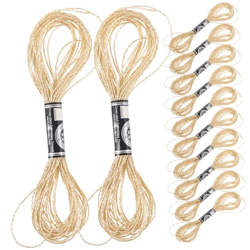 Gatuida 12 Stücke 8 12 Metallkabel stickrahmen bastelzeug Goldfarben glinet the craft Stickerei Stickgarn und Nadel freundschaftsarmbänder metallisches Stickgarn dicker Stickfaden Golden Gatuida 12 Stücke 8 12 Metallkabel stickrahmen bastelzeug Goldfarben glinet the craft Stickerei Stickgarn und Nadel freundschaftsarmbänder metallisches Stickgarn dicker Stickfaden Golden von Gatuida