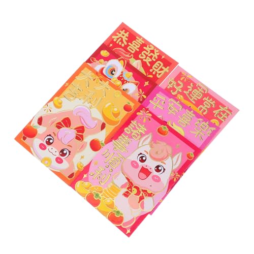 Gatuida 120 Stück Rote Umschläge Chinesisches Neujahrsfest Pferde Umschläge für Hochzeit Frühlingsfest Traditionelle Geldtäschchen aus Stabilem Papier Gatuida 120 Stück Rote Umschläge Chinesisches Neujahrsfest Pferde Umschläge für Hochzeit Frühlingsfest Traditionelle Geldtäschchen aus Stabilem Papier von Gatuida
