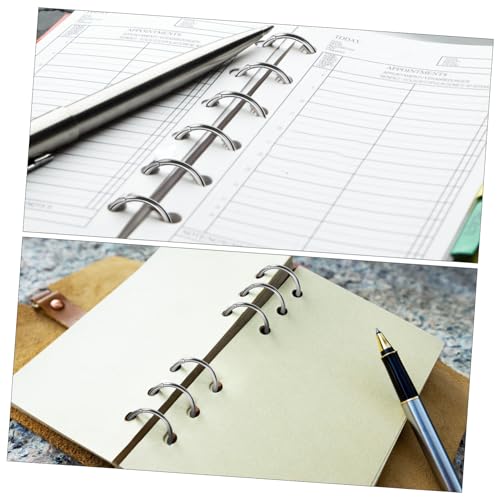 Gatuida 120 Stück Teiliges Metallringe Silber Buchbinderinge Stabile Loseblatt Ringe für Karteikarten Notizbücher Scrapbooking und Bastelprojekte Gatuida 120 Stück Teiliges Metallringe Silber Buchbinderinge Stabile Loseblatt Ringe für Karteikarten Notizbücher Scrapbooking und Bastelprojekte von Gatuida