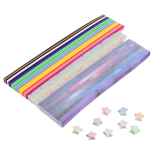 Gatuida 1290 Origami Papierstreifen Sternenhimmel Farbverlauf Papierstreifen für Fröbelsterne Faltpapier für Basteln Partydeko Vielseitig Robust Langlebig Gatuida 1290 Origami Papierstreifen Sternenhimmel Farbverlauf Papierstreifen für Fröbelsterne Faltpapier für Basteln Partydeko Vielseitig Robust Langlebig von Gatuida