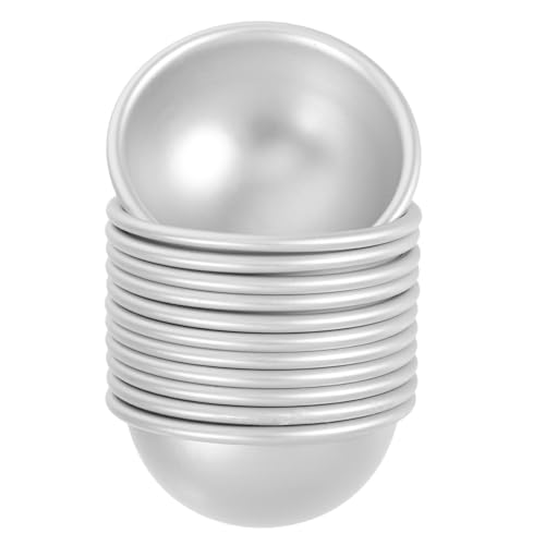 Gatuida 12Stücke DIY Aluminium Badebombenformen Moulds für Badsalz und Gießformen für Badeerlebnisse Zuhause Gatuida 12Stücke DIY Aluminium Badebombenformen Moulds für Badsalz und Gießformen für Badeerlebnisse Zuhause von Gatuida