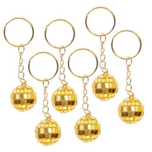 Gatuida 12Stücke Mini Disco Ball Schlüsselanhänger Set Retro Schlüsselanhänger Für Jahre Themenpartys Spiegelkugel Dekorationen Party Accessoires Für Auto von Gatuida