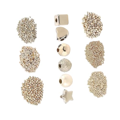 Gatuida 1300 Stück Teiliges Goldene Dekorative Spacer Perlen aus Robustem Material Vielseitig für DIY Schmuckherstellung Geeignet für Armbänder Halsketten und Kreative Bastelprojekte Gatuida 1300 Stück Teiliges Goldene Dekorative Spacer Perlen aus Robustem Material Vielseitig für DIY Schmuckherstellung Geeignet für Armbänder Halsketten und Kreative Bastelprojekte von Gatuida