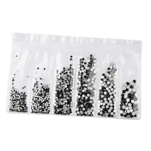 Gatuida 1364 Stück Teiliges Strassstein Nageldekor Schwarz Vielseitig für Natürliche und Künstliche Nägel DIY Nail Art Zubehör für Damen Langlebige und Leichte Maniküre Ornamente Gatuida 1364 Stück Teiliges Strassstein Nageldekor Schwarz Vielseitig für Natürliche und Künstliche Nägel DIY Nail Art Zubehör für Damen Langlebige und Leichte Maniküre Ornamente von Gatuida