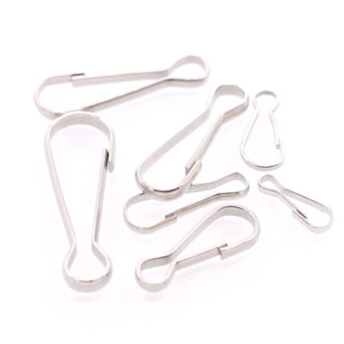 Gatuida 14 Stück Teiliges DIY Schmuckverschluss aus Rostfreiem Titanstahl Langlebige Verbindungsclips für Armband Schlüsselanhänger Taschen und Handgefertigte Accessoires Gatuida 14 Stück Teiliges DIY Schmuckverschluss aus Rostfreiem Titanstahl Langlebige Verbindungsclips für Armband Schlüsselanhänger Taschen und Handgefertigte Accessoires von Gatuida