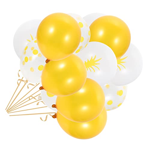 Gatuida 15 Stück Ananas-Latexballon hawaii party dekoration sommerdeko balloon tropische Ballongirlande klare Luftballons Fotografie-Requisiten Festival dekorativer Ballon Emulsion Yellow Gatuida 15 Stück Ananas-Latexballon hawaii party dekoration sommerdeko balloon tropische Ballongirlande klare Luftballons Fotografie-Requisiten Festival dekorativer Ballon Emulsion Yellow von Gatuida