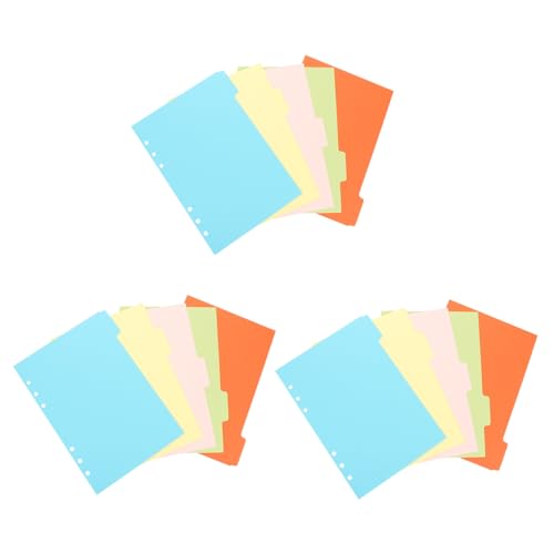 Gatuida 15 Stück Index Register Trennblätter Teilig Buntes für Ordner Bürobedarf Wiederverwendbare Papier Teiler für Ringbücher Notizbücher Ordner Organisation Gatuida 15 Stück Index Register Trennblätter Teilig Buntes für Ordner Bürobedarf Wiederverwendbare Papier Teiler für Ringbücher Notizbücher Ordner Organisation von Gatuida