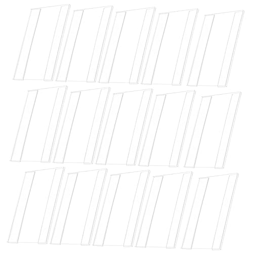 Gatuida 15 Stück Preisetikettenhalter aus Robustem für Regale Transparente Preisschildhalter für Supermärkte Einzelhandel und Geschäfte Gatuida 15 Stück Preisetikettenhalter aus Robustem für Regale Transparente Preisschildhalter für Supermärkte Einzelhandel und Geschäfte von Gatuida