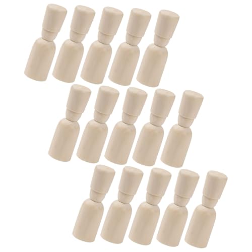 Gatuida 15 Stück Teiliges DIY Holzfiguren Bemalen Unvollendete Holzpuppen für Kleine Handliche Peg Dolls Kreative Holzspielzeug deko für Individuelle Gestaltung Gatuida 15 Stück Teiliges DIY Holzfiguren Bemalen Unvollendete Holzpuppen für Kleine Handliche Peg Dolls Kreative Holzspielzeug deko für Individuelle Gestaltung von Gatuida