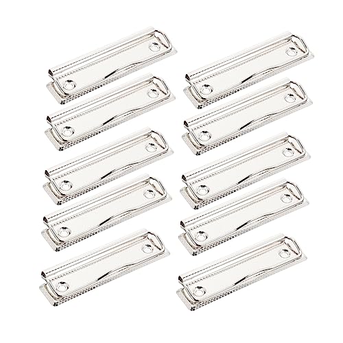 Gatuida 15 Stück Teiliges Metall Klemmbrett Clips Klemmbrett Klammern für Büro und Schule Stabil und Leicht zur Organisation von Dokumenten und Berichten von Gatuida