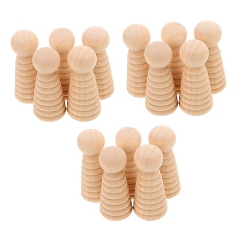Gatuida 15 Stück Teiliges Unfertige Holzpuppen Natürliche Glatte Holzfiguren zum Bemalen und Basteln Kleine Holzpuppen für DIY Kunstprojekte und Dekoration Zuhause Gatuida 15 Stück Teiliges Unfertige Holzpuppen Natürliche Glatte Holzfiguren zum Bemalen und Basteln Kleine Holzpuppen für DIY Kunstprojekte und Dekoration Zuhause von Gatuida