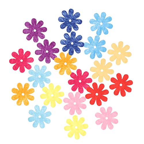 Gatuida 150 Stück DIY Blumen Patches Set Verschiedene Aufnäher für Kleidung Taschen Bastelprojekte Handgemachte Applikationen für Kreative Kunstprojekte und Dekoration von Gatuida