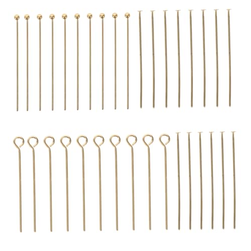Gatuida 150 Stück Diy Schmuckzubehör mit T Förmigen und Kugelköpfen für Ohrringe Armbänder Robuste und Bead Threading Nadeln für Projekte von Gatuida