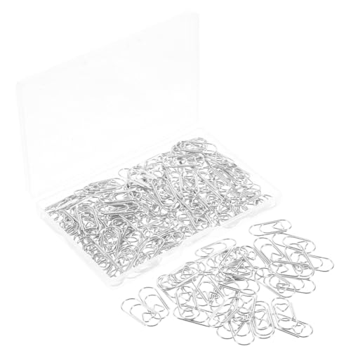Gatuida 150 Stück Metall Büroklammern Kleine Papierklammern Robuste Dokumentenclips Kreative Herzform Silber Für Büro und Schule Gatuida 150 Stück Metall Büroklammern Kleine Papierklammern Robuste Dokumentenclips Kreative Herzform Silber Für Büro und Schule von Gatuida