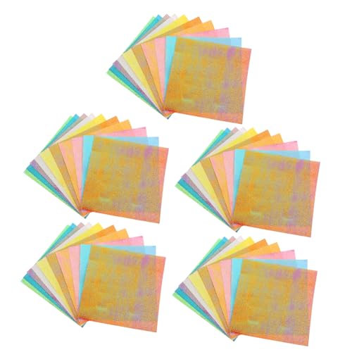 Gatuida 150 Stück Origami Papier Glitzerndes Iridescent Faltpapier für Diy Bastelprojekte Bunte Dekorationsblätter für Erwachsene Gatuida 150 Stück Origami Papier Glitzerndes Iridescent Faltpapier für Diy Bastelprojekte Bunte Dekorationsblätter für Erwachsene von Gatuida