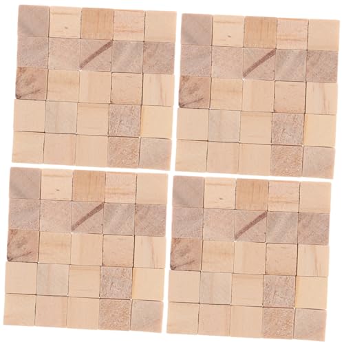 Gatuida 1500 Stück Teiliges Kleine Naturbelassene Holzblöcke aus Kiefer Quadratische Bausteine für Vielseitige DIY bastelwürfel zur Frühkindlichen Bildung Kreativität und Koordination von Gatuida