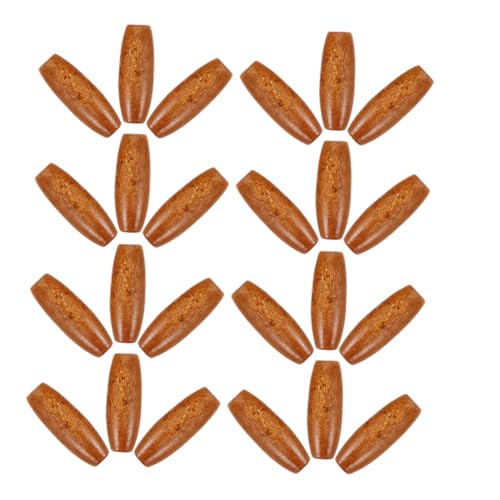 Gatuida 150Stücke Ovale Holzperlen Ahorn Lochgröße für DIY Schmuckherstellung und Handwerksprojekte Natürliche Holzperlen für Designs von Gatuida