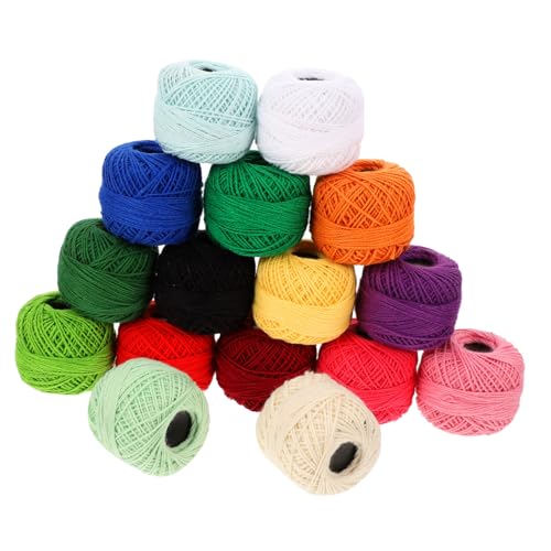 Gatuida 16 Rollen Stickgarn Kreuzstichfaden Nähen Nähgarn Stickstränge Stoff Stickfaden Anfänger Fadenstickerei Nähzubehör Baumwollnähfäden Baumwollstickstätte Stickereien Baumwolle von Gatuida
