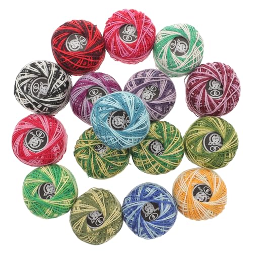 Gatuida 16 Rollen Teiliges Stickgarn Set Baumwolle Bunte Kreuzstich Fäden für DIY Handarbeitszubehör Anfänger und Basteln von Gatuida