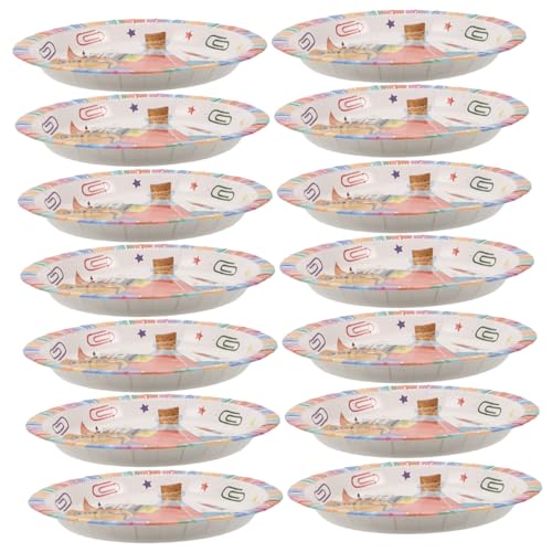 Gatuida 16 Stück Pappteller Lebensmittelteller Partypapier Lebensmittelgerichte Dessertschalen Partyzubehör Gatuida 16 Stück Pappteller Lebensmittelteller Partypapier Lebensmittelgerichte Dessertschalen Partyzubehör von Gatuida
