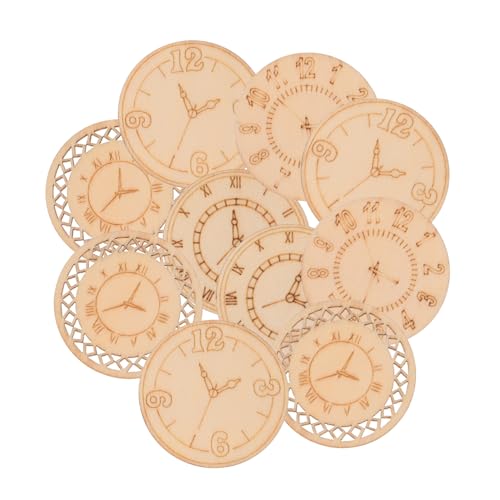 Gatuida 16 Stück Teiliges Holzscheiben mit Uhrmotiv Naturbelassen Leicht und zum Bemalen und Basteln DIY Holzanhänger und Ziffernblatt für Kreative Wanduhr Dekoration Gatuida 16 Stück Teiliges Holzscheiben mit Uhrmotiv Naturbelassen Leicht und zum Bemalen und Basteln DIY Holzanhänger und Ziffernblatt für Kreative Wanduhr Dekoration von Gatuida