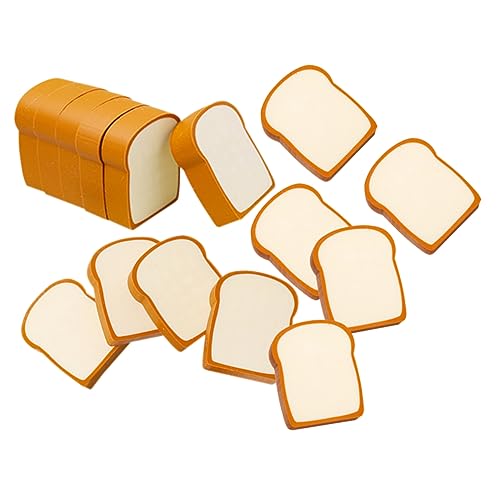 Gatuida 16 Stück Teiliges Niedlicher Toast Radiergummis Farbenfrohe und Praktische Radierer für Schule und Büro für Kindergeburtstage von Gatuida