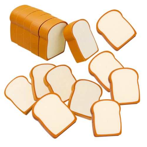 Gatuida 16 Stück Teiliges Niedlicher Toast Radiergummis Lustige Tragbare Radiergummis für Kindergeburtstage und Partys Korrigieren von Schreibfehlern Dekoration von Gatuida