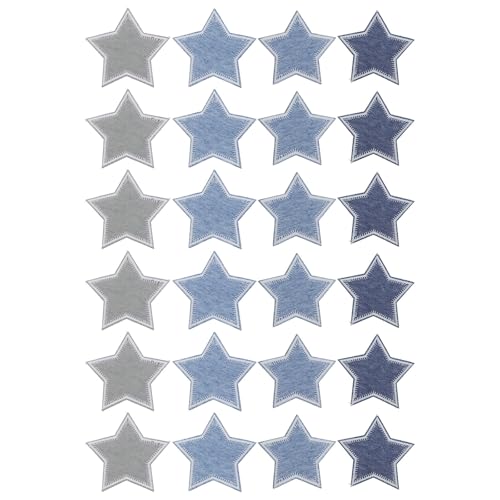 Gatuida 16-teiliges Set Sternstickerei-Aufnäher aus Polyester – Fünfzackige Sterne zum Aufnähen, ideal für Jeans, Schuhe, Taschen und Kostüme Gatuida 16-teiliges Set Sternstickerei-Aufnäher aus Polyester – Fünfzackige Sterne zum Aufnähen, ideal für Jeans, Schuhe, Taschen und Kostüme von Gatuida