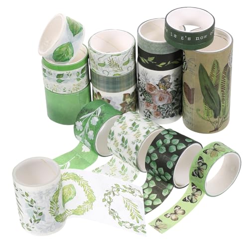 Gatuida 18 Rollen Teiliges Washi Tape pro Dekoratives Papierklebeband für Scrapbooking DIY Basteln Geschenkverpackung Vintage Stil Leichte Langlebige Klebebänder Vielseitig Einsetzbar Gatuida 18 Rollen Teiliges Washi Tape pro Dekoratives Papierklebeband für Scrapbooking DIY Basteln Geschenkverpackung Vintage Stil Leichte Langlebige Klebebänder Vielseitig Einsetzbar von Gatuida