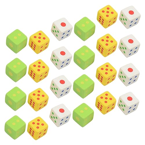 Gatuida 18 Sätze Bunte Würfel Radiergummis für Cartoon Design Abnehmbar für Schulbedarf Kreative Deko und Zufällige Farbe Zufällige Farbe von Gatuida