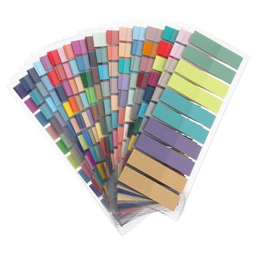 Gatuida 18 Sätze Teiliges Selbstklebende Index Tabs in Mehreren Farben Beschreibbare Haftnotizen für Effiziente Inhaltsnavigation und Schnelle Seitenmarkierung Kompakte Book Index Sticker Gatuida 18 Sätze Teiliges Selbstklebende Index Tabs in Mehreren Farben Beschreibbare Haftnotizen für Effiziente Inhaltsnavigation und Schnelle Seitenmarkierung Kompakte Book Index Sticker von Gatuida