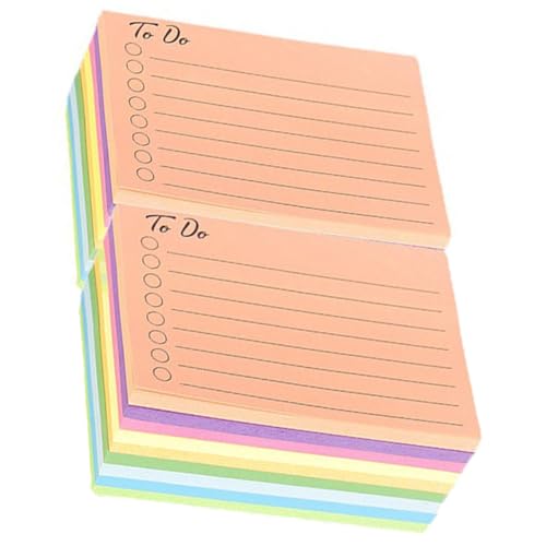 Gatuida 18 Stück Teiliges Bunte Haftnotizen Selbstklebende Notizblöcke für Studenten Praktische Memo Sticker für Schule Büro und Zuhause von Gatuida