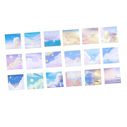 Gatuida 18 Stück Teiliges Haftnotiz Selbstklebende Bunte Memo Pads Kreative Sticker Notes Praktische Büro und Schul Schreibwaren Ablösbar Vielseitig für Studium Arbeit und Zuhause Gatuida 18 Stück Teiliges Haftnotiz Selbstklebende Bunte Memo Pads Kreative Sticker Notes Praktische Büro und Schul Schreibwaren Ablösbar Vielseitig für Studium Arbeit und Zuhause von Gatuida