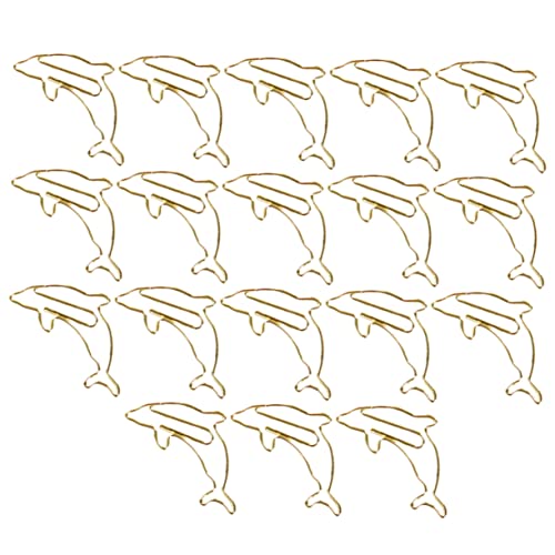 Gatuida 18 Stück Teiliges Kreative Dekorative Büroklammern aus Metall Goldene Delfin Designs Vielseitig für Dokumente Fotos und Schulbedarf Hochwertige und Stabile Büroartikel Gatuida 18 Stück Teiliges Kreative Dekorative Büroklammern aus Metall Goldene Delfin Designs Vielseitig für Dokumente Fotos und Schulbedarf Hochwertige und Stabile Büroartikel von Gatuida