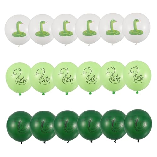Gatuida 18 Stück Teiliges Schlangenballon Langlebige Tiermuster Luftballons Detailreiche Geburtstagsparty Deko Spielerische Schlangenthemen Party für Altersgruppen Vielseitige Gatuida 18 Stück Teiliges Schlangenballon Langlebige Tiermuster Luftballons Detailreiche Geburtstagsparty Deko Spielerische Schlangenthemen Party für Altersgruppen Vielseitige von Gatuida