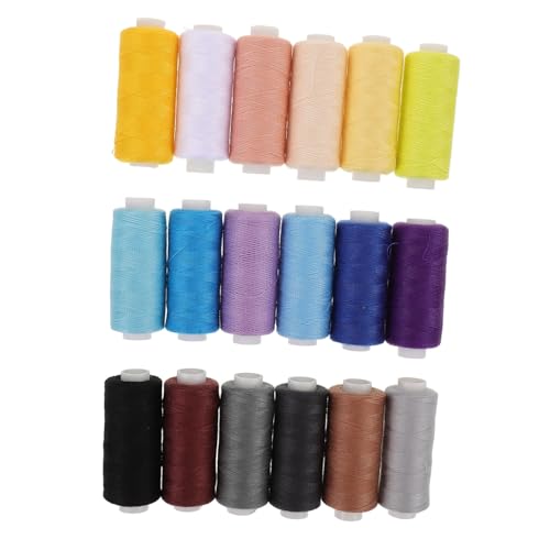 Gatuida 18 Stück Vielseitige Polyesterfäden Lebhaften Farben für Hand und Maschinennähprojekte für Reparaturen Quilting und Diy Kreationen Gatuida 18 Stück Vielseitige Polyesterfäden Lebhaften Farben für Hand und Maschinennähprojekte für Reparaturen Quilting und Diy Kreationen von Gatuida