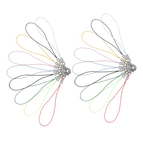 Gatuida 180 Stück Bunte Lobster Clasp Lanyard Straps Robuste Handyanhänger für DIY Schmuck Vielseitige Telefon-accessoires mit Farbenfrohen Tragebändern für Schlüsselanhänger und von Gatuida