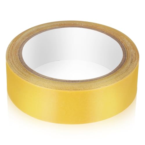 Gatuida 1Rolle Doppelseitiges Klebeband Robustes Gitter Stoffband für Vorhänge Teppiche Reparaturen Langlebig Verschleißfest und Einfach Anwendung von Gatuida