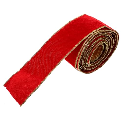 Gatuida 1Rolle Rotes Samtband Rolle Schneidbares Geschenkband für Hochzeit und DIY Dekoration Vielseitiges Geschenkverpackungszubehör Hochwertiges und Langlebiges Polyesterband Gatuida 1Rolle Rotes Samtband Rolle Schneidbares Geschenkband für Hochzeit und DIY Dekoration Vielseitiges Geschenkverpackungszubehör Hochwertiges und Langlebiges Polyesterband von Gatuida