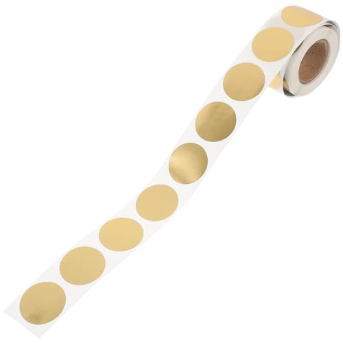 Gatuida 1Rolle Runde Kratzer Aufkleber Selbstklebende Etiketten für DIY Projekte für Partys und Bastelarbeiten von Gatuida
