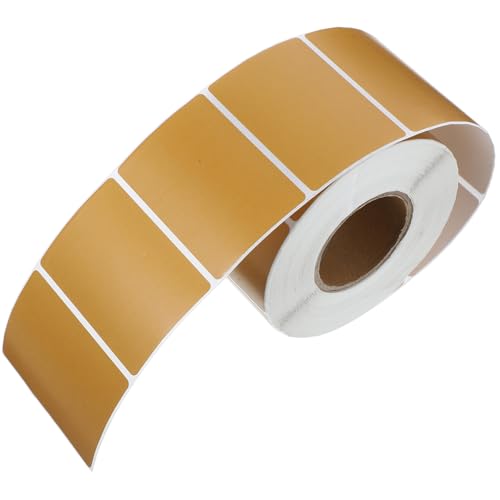 Gatuida 1Rolle Thermische Etikettenrolle Selbstklebende Versandetiketten für Drucker Braune Aufkleber für Adressen von Gatuida
