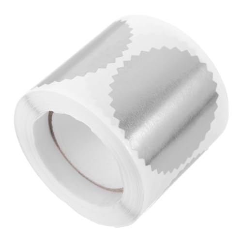 Gatuida 1Rolle Zertifikat Medaillenaufkleber Selbstklebend Elegante Auszeichnungsetiketten für Zertifikate Hochwertige Glasiertes Einfach Anzubringen Langlebig von Gatuida