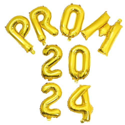 Gatuida 1Satz Abschlussballons Goldene Aluminiumfolienballons Für Abschlussfeier Dekorative Party Ballons Dekorationen Für Abschlussball von Gatuida