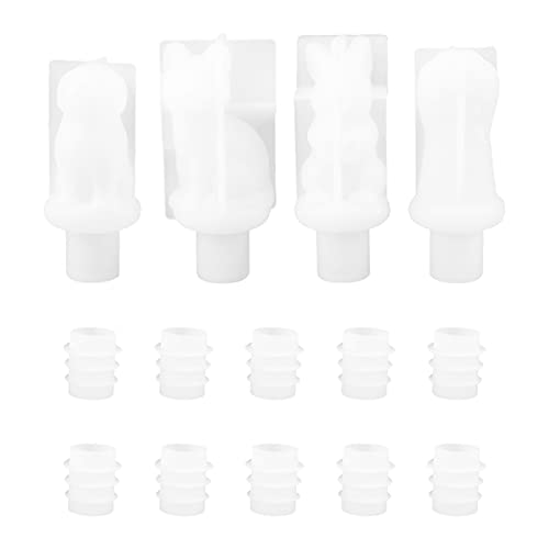 Gatuida 1Satz Silikonform für Flaschenstopper DIY Gießform für Weinflaschenverschluss Teiliges mit Katzen und Hundemotiven Umweltfreundliches Silikon für Handwerk von Gatuida