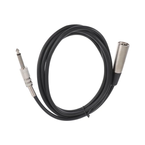 Gatuida 1Stück Kreatives Audiokabel mit Zinklegierungstecker Hochwertiges Audiokabel für Mixer und Mikrofone Verarbeitung für Langlebige Nutzung von Gatuida