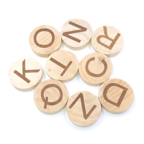 Gatuida 1Tasche Runde Holzscheibe Alphabet Holzscheiben Große Dicke Holzscheiben für DIY Projekte und Lernspielzeug Umweltfreundliches Material Glatte Oberfläche Gatuida 1Tasche Runde Holzscheibe Alphabet Holzscheiben Große Dicke Holzscheiben für DIY Projekte und Lernspielzeug Umweltfreundliches Material Glatte Oberfläche von Gatuida