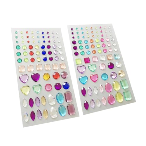 Gatuida 2 Blätter DIY Acryl Strasssteine Selbstklebend Kristall Aufkleber für Handy Dekoration Basteln Scrapbooking Verschiedene Formen und Farben Gatuida 2 Blätter DIY Acryl Strasssteine Selbstklebend Kristall Aufkleber für Handy Dekoration Basteln Scrapbooking Verschiedene Formen und Farben von Gatuida